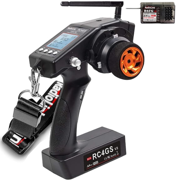Transmisor RC DTXMX Radiolink RC4GS V3 de 5 canales con R6FG