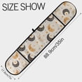 thumbnail image 3 of Dailycode Double Sided Oven Mitt with Loop Heat Resistant Kitchen Long Potholders 7" x 35" Cute Crescent Moon and Sun, 3 of 6