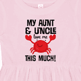 thumbnail image 4 of Inktastic My Aunt and Uncle Love Me Nephew Girls Baby Dress, 4 of 5