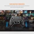thumbnail image 2 of Mando inalámbrico para videojuegos con dos motores de vibración y botones sensibles. Compatible con PS4/iOS/Android/PC. Diseño duradero y ergonómico, 2 of 11