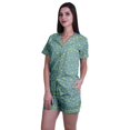 thumbnail image 3 of Moomaya Sleep Sets For Women With Shorts Pj Printed Short Sleeve Sleep Tops, 3 of 6