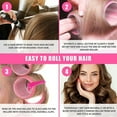 thumbnail image 4 of Hair Curlers Rollers 33 Pcs Self Grip Holding Rollers Hairdressing Curlers No Heat for Long Medium Short Hair Bangs Volume (18 Rollers 12 Clips 2 Comb 1 Braided Tape Reel), 4 of 7