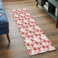thumbnail image 3 of Runner Rug 2'x6', Spring Flowers Washable Non-Slip Hallway Runner Rugs, Farmhouse Chinese Pink White Floral Bedside Rugs Floor Mats Carpet Runners for Kitchen Bathroom Laundry Room, 3 of 8