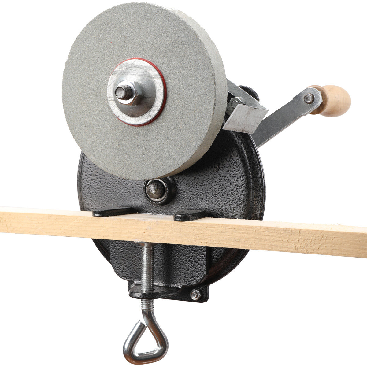 CDZHLTG Cast Iron 6" Hand Grinder Hand Bench Mount Hand crank Grinder Sharpener Tool