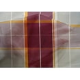 thumbnail image 4 of oneOone Cotton Silk Dark Magenta Fabric Madras Check Craft Projects Decor Fabric Printed By The Yard 42 Inch Wide, 4 of 4