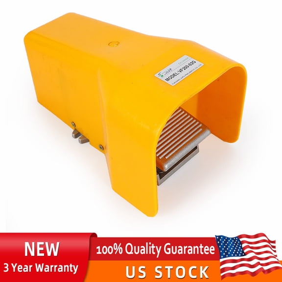 Foot Pedal Operated Valve 2 Position 5 Port 1/4" NPT Guard Air Pneumatic Switch
