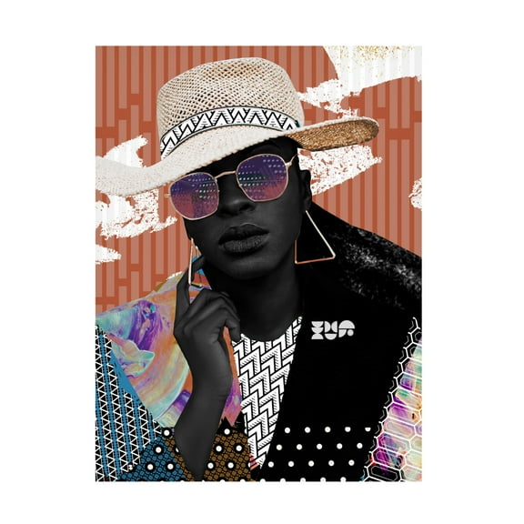 Canvas Wall Art - NUMA Art 'Ovoni' Wall Art for Living Room, Bedroom, or Office Décor by Trademark Fine Art - 14 x 19 Inches