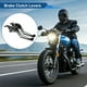 thumbnail image 2 of Palancas de freno y embrague cortas largas para Yamaha TMAX560 2019-2020, palanca de freno ajustable de motocicleta, aleación de aluminio, cabeza negra, mango tono plateado, 2 of 6