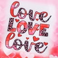 thumbnail image 5 of Kiijoy Toddler Girls Outfits Letter Hearts Print T-Shirt with Flared Pants, Sizes 3-4, 5 of 8