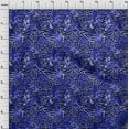 thumbnail image 3 of oneOone Viscose Jersey Medium Blue Fabric Animal Skin Craft Projects Decor Fabric Printed By The Yard 60 Inch Wide-9CR, 3 of 5