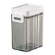 thumbnail image 5 of Contenedor de cereales con cuchara de 5 g, organizador para refrigerador, caja de almacenamiento transparente hermética gris 600ml, 5 of 9