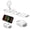 White, variant on MyBat Pro 3-in-1 FoldMate Spread Wireless Charging Pad - Black