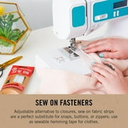 (3 pack) VELCRO Brand ECO Collection Sewem Fastener Tape 36in x 3/4in piece, Sustainable 70% Recycled Materials, Durable and Washable, Black
