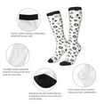thumbnail image 6 of Daiia Sports Socks Cartoon Animals Printed Novelty Crew Socks for Men Women Knee High Socks Cotton Socks Soft & Breathable Support Unisex Socks, 6 of 9