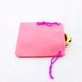 thumbnail image 5 of 50Pcs Rectangle Velvet Drawstring Pouch Wedding Favor Bag / Christmas Gift Jewelry bag 5x7cm , Pink, 5 of 10