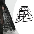 thumbnail image 6 of Cage Hoop Skirt Petticoat Dress Crinoline Metal Structure Costume Accessory for Women Cosplay Events, 6 of 7