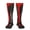2 Black-2, variant on Women's Knee High Socks Thin Red Firefighter Line Axe Flag Outdoor Casual Tube Socks