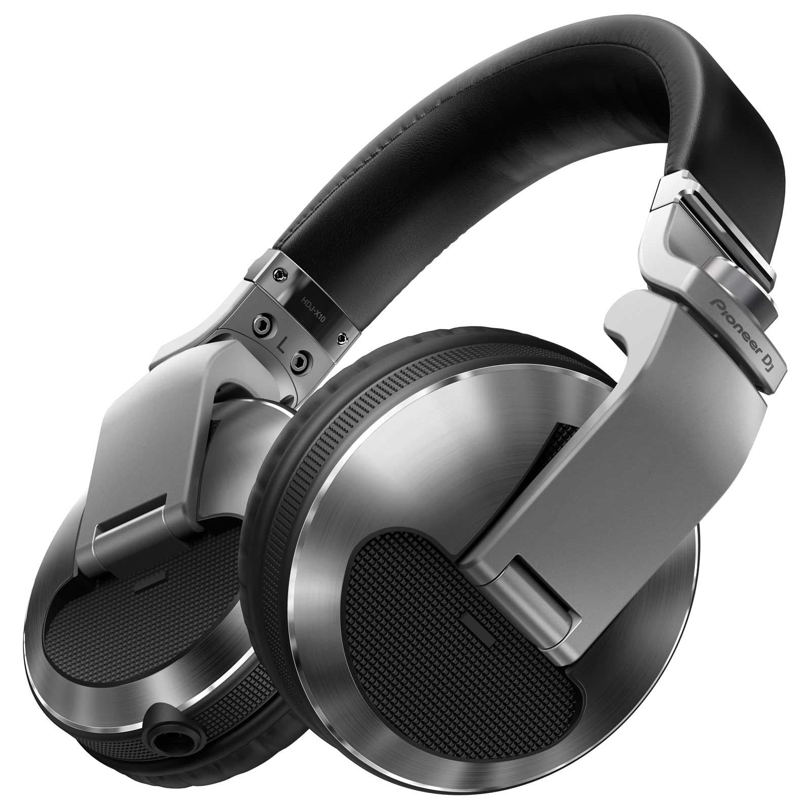 Pioneer DJ HDJ-X10 Flagship Over-ear Silver DJ Headphones with Gear Bag Package