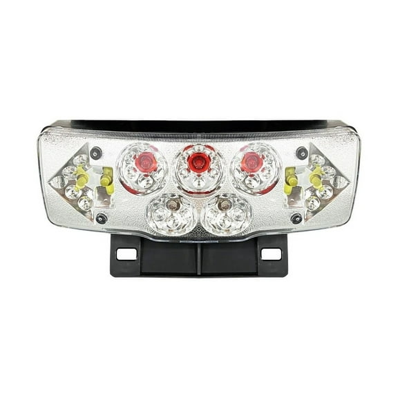 E-Bike Led Turn Signal Taillight (36/48V 6-Pin) -2-In-1 Brake Light & Compact Small Tail Lamp Essential For Night Cycling Safety