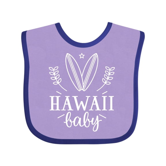 Inktastic Hawaii Baby Surfing Boys or Girls Baby Bib