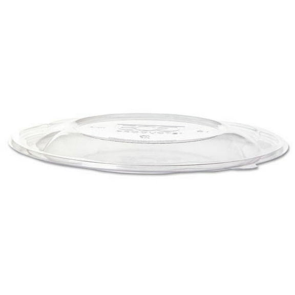 Salad Bowl Lids, Lids for 64 oz Squat Salad Bowls, 9.5" Diameter, Clear, Plastic, 300/Carton