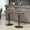 Blue, variant on Furvclv 2Pcs Swivel Bar Stools With Footrest, Metal Frame, Up To 250 Lbs Load Bearing Capacity Retro Adjustable Height 35.04" To 42.9" Bar Chairs For Dining Room, Kitchen