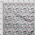 thumbnail image 3 of oneOone Viscose Chiffon Fuschia Pink Fabric Travel Craft Projects Decor Fabric Printed By The Yard 42 Inch Wide, 3 of 4