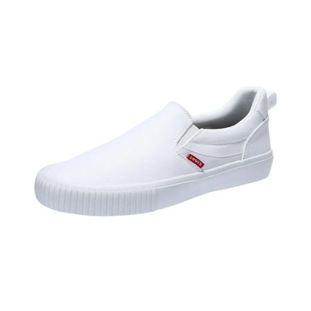 

Levi s WHITE Men s Lance Slip-on Sneakers US 8