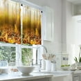 thumbnail image 2 of LALILO Kitchen Curtains and Valances Set of 3 36" Orange Window Treatment Tiers for Window Decor, 2 of 5