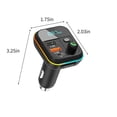 thumbnail image 3 of Binmer MP3 Player Can Be Inserted Into USB Card QC3.0 Fast Charging Voltage Monitoring Cool Lighting Universal Car Bluetooth For Car Models, 3 of 7