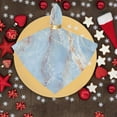thumbnail image 6 of GZHJMY 3D Lifelike Marble Printed Cloth Napkins, Set of 1 20 x 20 Inch Soft & Comfortable Polyester Dinner Napkins for Family, House, Restaurant, Weddings, Parties, 6 of 6