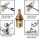 thumbnail image 4 of 2pcs Ceramic Faucet Replacement Cartridge 20 Steps Universal Brass With Screw Replacement, 4 of 5