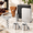 U-handle, variant on D-handle 2-in-1 Zinc Alloy Wine Bottle Opener with 2 Stoppers and Storage Case