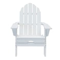 thumbnail image 3 of Balboa White Folding Adirondack Patio Chair, 3 of 11