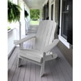 thumbnail image 1 of Tranquilo Depot Folding White Adirondack Chair, 1 of 12