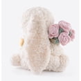 thumbnail image 4 of 11.8" Bunny Plush Stuffed Animal with Removable Pink Rose Bouquet, Ultra-Soft Interactive Cuddly Rabbit Plushie Toy, Perfect Gift for Kids, Adults for Birthday, Valentine's Day Easter and Home Decor, 4 of 6