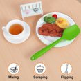 thumbnail image 6 of 2pcs Kitchen Cooking Silicone Spatula Set Heat Resistant Rubber Scraper Cooking Baking Utensils Green, 6 of 7