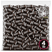 HERSHEY'S Milk Chocolate Snack Size Candy Bar, 4 LB Bulk, Individually Wrapped