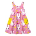 thumbnail image 1 of LOVZFMLL Vêtements d'Été Jupe Sans Manches Brodée Style Occidental pour Enfants Robe Fille, 1 of 7