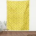 thumbnail image 4 of Ambesonne Umbrella Fabric by the Yard Upholstery, Rain Accessory Pattern, 3 Yards, Yellow and Violet, 4 of 5