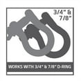 thumbnail image 6 of Smittybilt A.W.S Aluminum Winch Shackle (Black) - 2820, 6 of 7