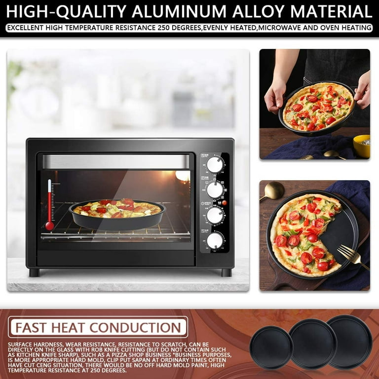  Beasea Pizza Pan 15 Inch, Pizza Cooking Pan with Holes  Perforated Food Network Round Pizza Tray Crisper Pan Heavy Duty Aluminum  Alloy Pizza Baking Tray Bakeware for Home Restaurant Kitchen Grill