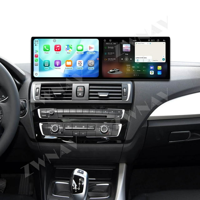 ZWNAV Dual 9.1 inch Screen Car Radio For BMW 1 Series 2014-2016 NBT Android 15 Multimedia Player GPS Navigation Auto DSP Stereo Host