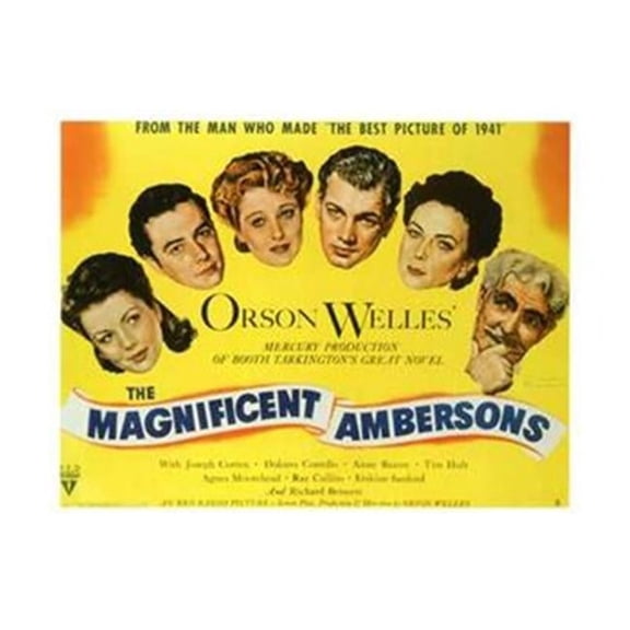 The Magnificent Ambersons Movie Poster (17 x 11)