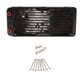 thumbnail image 5 of Radiador de Refrigeración por agua Soledad 2x CPU De Para Computador Tubos 240 Mm Negro G1 / 4 Pulgadas, 5 of 9