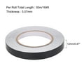 thumbnail image 2 of Uxcell Aluminum Foil Tape Black Matte Tape Non-Reflective 12mmx50m/164ft, 2 of 4