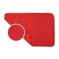 thumbnail image 3 of CarCarez Waffle Weave Microfiber Drying Towel, Red, 16 x 24 in, Pack of 6, 3 of 6