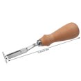 thumbnail image 3 of Yuarrent Práctico biselador de bordes para manualidades de cuero, 1 unidad, cuchillo biselador, herramienta artesanal de corte artesanal con mango de Suministros de marroquinería Yuarrent HA6156-00B, 3 of 6