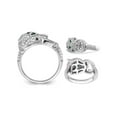 thumbnail image 4 of Sterling Silver Cheetah Ring with Cubic Zirconia (CZ)s, 4 of 5