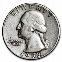 1952-S Washington Quarter VG/XF